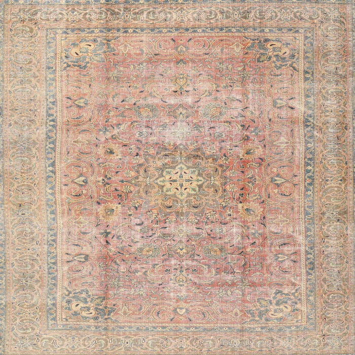 Square Traditional Brown Persian Rug, tr4281