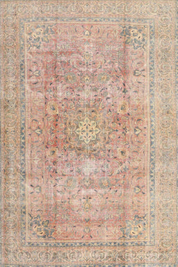 Machine Washable Traditional Brown Rug, wshtr4281