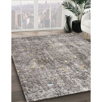 Traditional Pale Silver Gray Persian Rug, tr4285