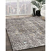Machine Washable Traditional Pale Silver Gray Rug in a Family Room, wshtr4285