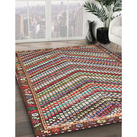 Traditional Brown Red Southwestern Rug, tr4286