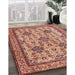 Machine Washable Traditional Sandy Brown Rug in a Family Room, wshtr4287