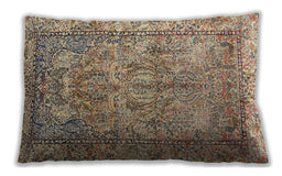 Traditional Classic Rectangular Sienna Brown Lumbar Throw Pillow, 13 inch by 19 inch, lbtr4289