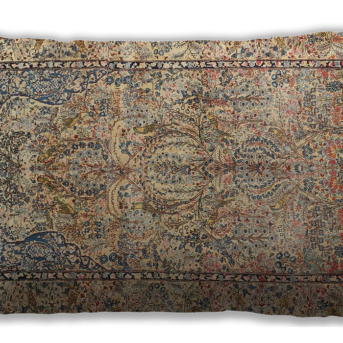 Traditional Classic Rectangular Sienna Brown Lumbar Throw Pillow, 13 inch by 19 inch, lbtr4289