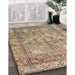 Machine Washable Traditional Sienna Brown Rug in a Family Room, wshtr4289