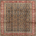 Square Traditional Red Persian Rug, tr428