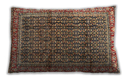 Traditional Classic Rectangular Vermilion Red Lumbar Throw Pillow, 13 inch by 19 inch, lbtr428