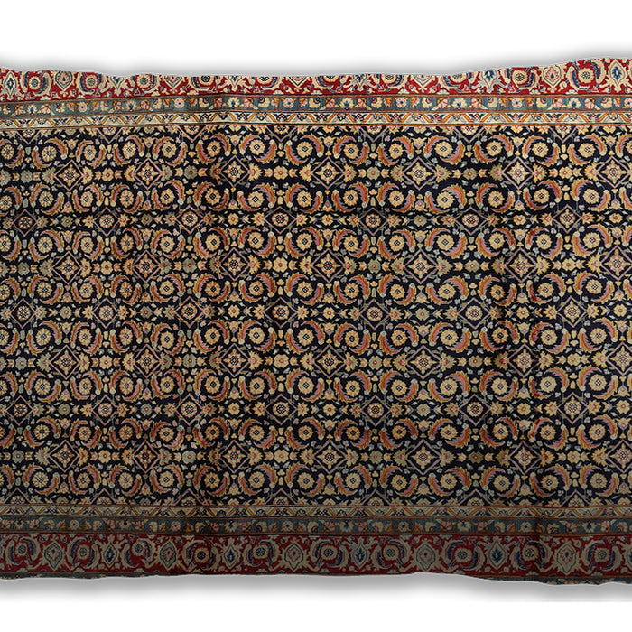 Traditional Classic Rectangular Vermilion Red Lumbar Throw Pillow, 13 inch by 19 inch, lbtr428