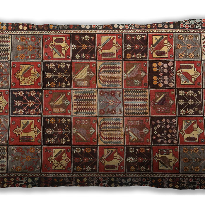 Traditional Classic Rectangular Saffron Red Lumbar Throw Pillow, 13 inch by 19 inch, lbtr4290