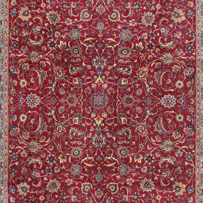 Machine Washable Traditional Orange Salmon Pink Rug, wshtr4292