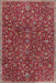 Traditional Orange Salmon Pink Persian Rug, tr4292