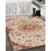 Machine Washable Traditional Gold Brown Rug in a Family Room, wshtr4294