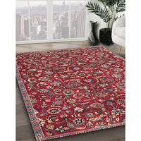 Traditional Orange Salmon Pink Persian Rug, tr4297