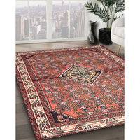 Traditional Brown Red Persian Rug, tr429