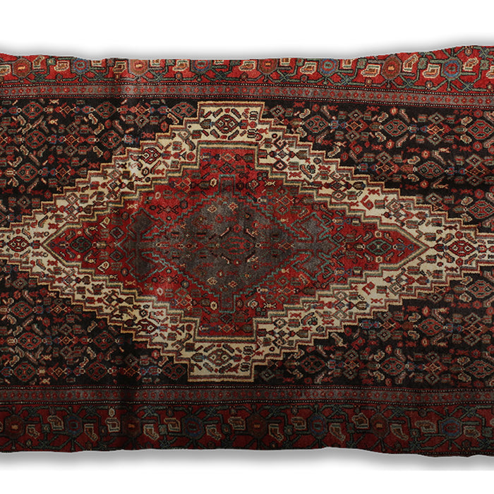Traditional Classic Rectangular Sienna Brown Lumbar Throw Pillow, 13 inch by 19 inch, lbtr42