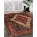 Machine Washable Traditional Sienna Brown Rug in a Family Room, wshtr42