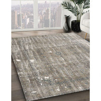 Traditional Khaki Green Persian Rug, tr4300