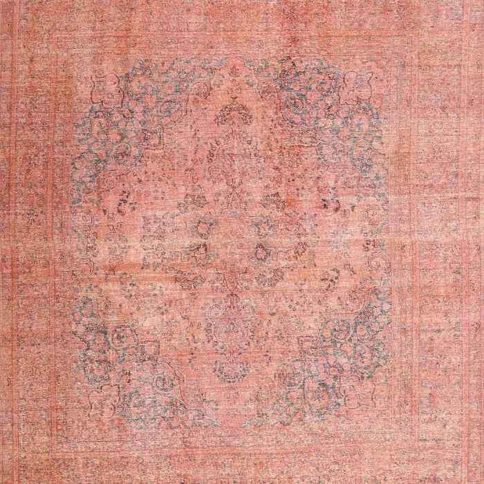 Traditional Light Salmon Rose Pink Persian Rug, tr4301