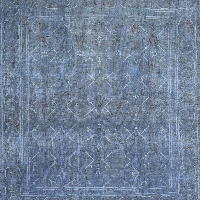 Traditional Azure Blue Persian Rug, tr4305