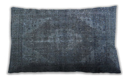 Traditional Classic Rectangular Light Slate Gray Lumbar Throw Pillow, 13 inch by 19 inch, lbtr4306
