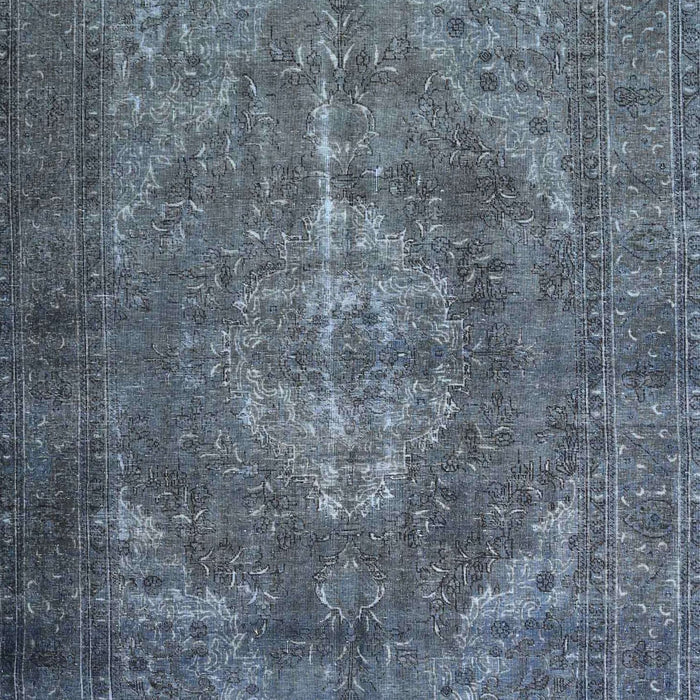 Machine Washable Traditional Light Slate Gray Rug, wshtr4306