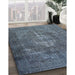 Machine Washable Traditional Light Slate Gray Rug in a Family Room, wshtr4306