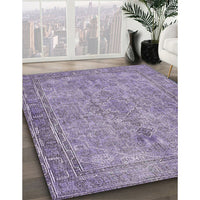 Traditional French Lilac Purple Persian Rug, tr4307