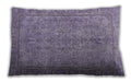 Traditional Classic Rectangular French Lilac Purple Lumbar Throw Pillow, 13 inch by 19 inch, lbtr4307