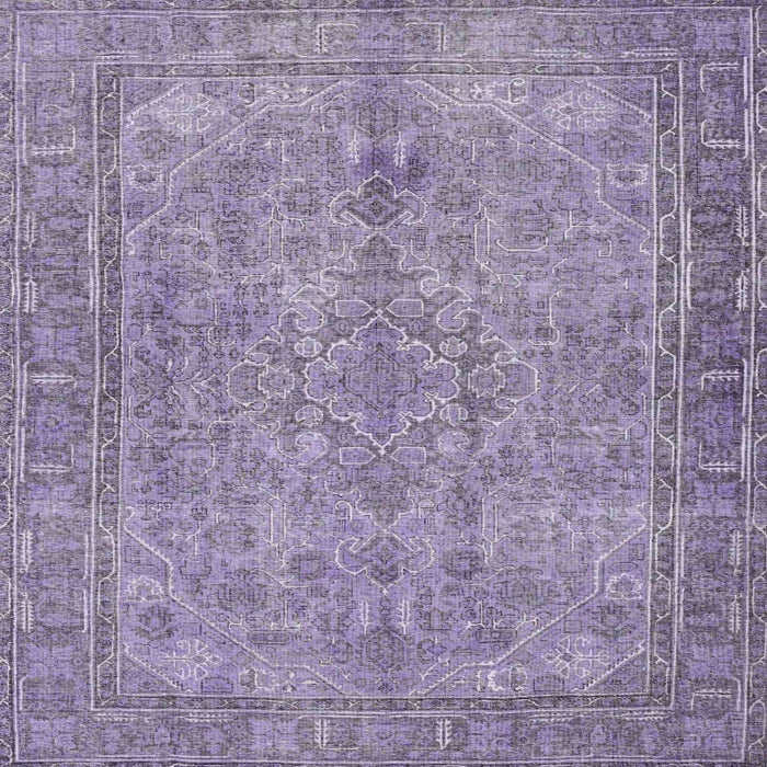 Square Traditional French Lilac Purple Persian Rug, tr4307