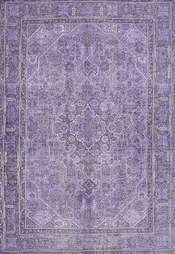 Machine Washable Traditional French Lilac Purple Rug, wshtr4307