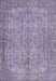 Machine Washable Traditional French Lilac Purple Rug, wshtr4307