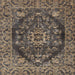 Square Traditional Mocha Brown Persian Rug, tr4308
