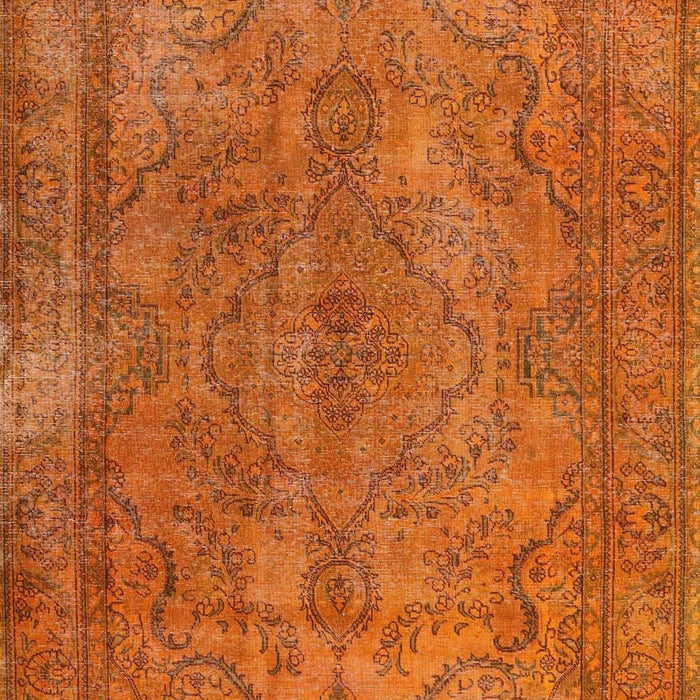 Traditional Orange Red Persian Rug, tr4309