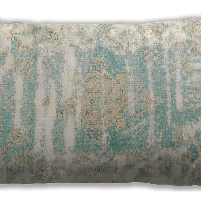 Traditional Classic Rectangular Golden Silk Gold Lumbar Throw Pillow, 13 inch by 19 inch, lbtr4311