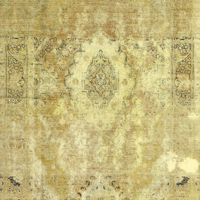 Traditional Chrome Gold Yellow Persian Rug, tr4312