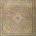 Square Traditional Brown Persian Rug, tr4314