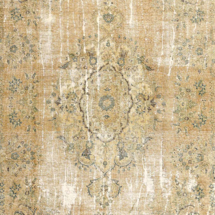 Traditional Brown Gold Persian Rug, tr4316