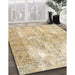 Machine Washable Traditional Brown Gold Rug in a Family Room, wshtr4316