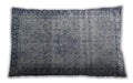 Traditional Classic Rectangular Dark Gray Lumbar Throw Pillow, 13 inch by 19 inch, lbtr4318