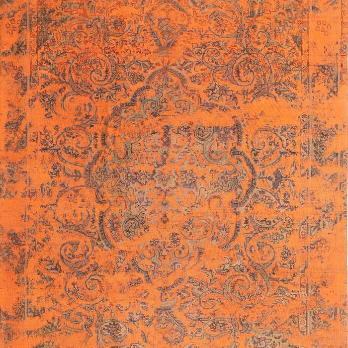 Traditional Orange Red Persian Rug, tr4319