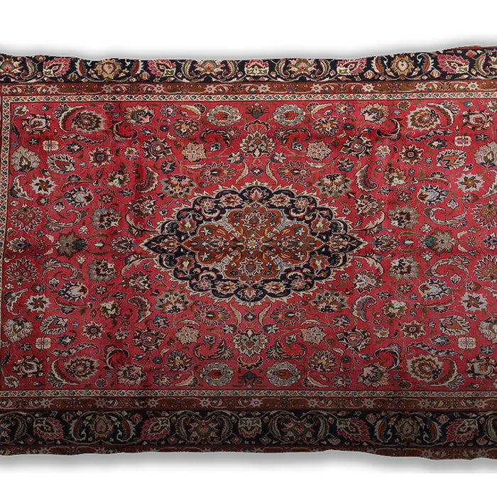 Traditional Classic Rectangular Copper Red Pink Lumbar Throw Pillow, 13 inch by 19 inch, lbtr431