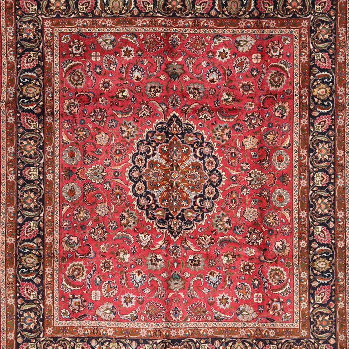 Traditional Copper Red Pink Persian Rug, tr431