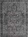 Traditional Gunmetal Gray Persian Rug, tr4320