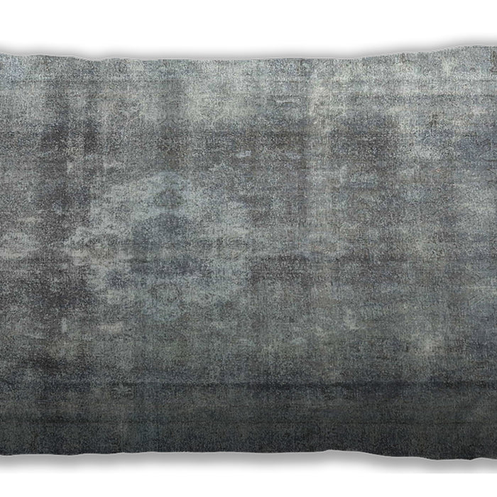Traditional Classic Rectangular Grey Gray Lumbar Throw Pillow, 13 inch by 19 inch, lbtr4322