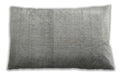 Traditional Classic Rectangular Dark Gray Lumbar Throw Pillow, 13 inch by 19 inch, lbtr4323