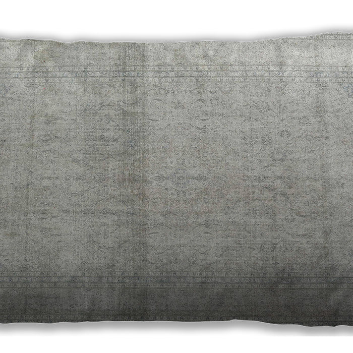Traditional Classic Rectangular Dark Gray Lumbar Throw Pillow, 13 inch by 19 inch, lbtr4323