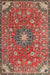 Machine Washable Traditional Camel Brown Rug, wshtr4325