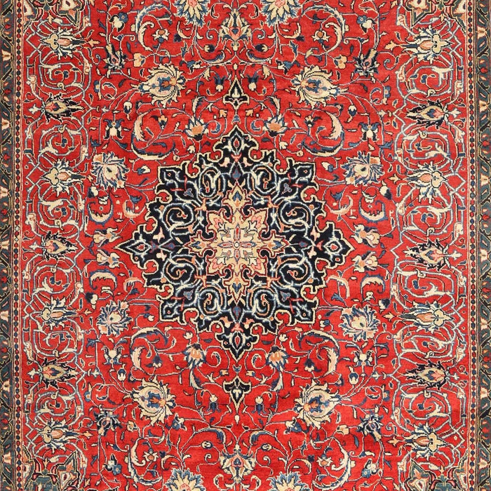 Machine Washable Traditional Camel Brown Rug, wshtr4325