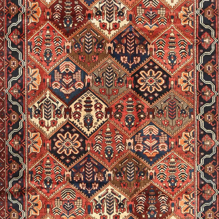 Traditional Saffron Red Persian Rug, tr4328