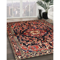 Traditional Orange Salmon Pink Persian Rug, tr432